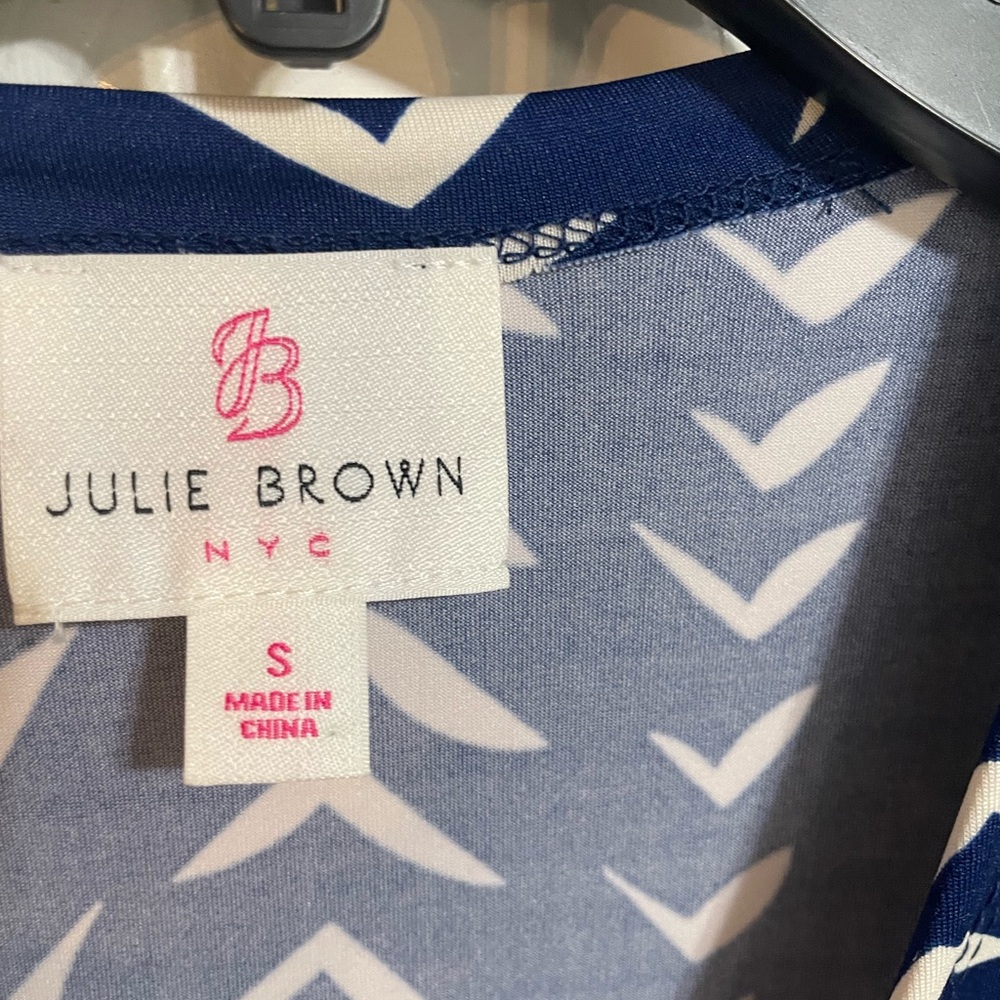 Julie Brown blue wrap dress size smalll